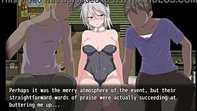 grace explores the labyrinth town in this anime hentai adventure