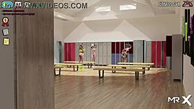 Fashionbusiness explores panties in a detailed 3D anime hentai game scene from episode 47.