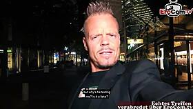 German Teen Student Picked Up for Fuck