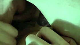 wife giving a great blowjob, licking balls, and rimming for cum on tits