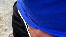 Novinho Finds Well-Endowed Black Guy in Woods and Takes Him Home for Anal 😏