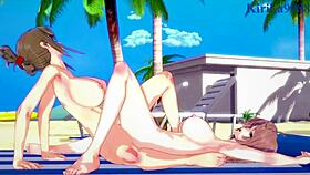 sagiri sakurai chitose kisaragi ruri hoshino lesbian play 😘