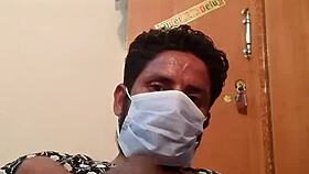 hot gay masterbation sex with wearing of wife silk gown