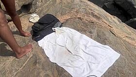 i got wild at nudist beach with my hot latina friends while everyone watched