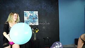 Behind The Scenes Look At A Fetish Model's Balloon Promo Shoot.