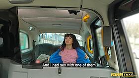 in the fake taxi, this barely 18 girl begs for her pussy to be stretched by a big cock