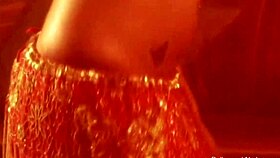 sexy belly dancer teases with erotic moves