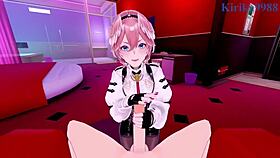 Sakamata Chloe and Takane Lui in Intense POV Hentai Creampie