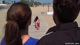 Bare Spanish Slave Paraded Through City Streets