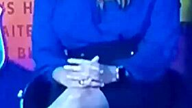 Spicy hot Indian TV anchor in cricket show