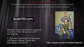 Tattooed Gay Workers Fucking Well