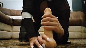 jenna bella's monster cock gets handjob and masturbation