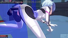 I-I saw Asuka Langley getting her anal developed in this anime