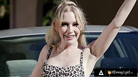 yo, ain't christie stevens and her stepdaughter wild at the car wash?