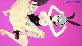 Hana Uzaki And Yanagi Uzaki Bunny Girl Intense Sex!