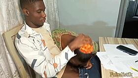 my client's big boobs wife seduces me at work