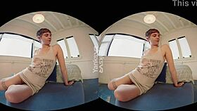 Amateur yanks hairy pussy to orgasm climax.