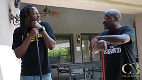 Blonde Bodybuilder Lover's Intense Muff Diving and Blowjob