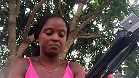 crazybitch unboxes in front of strangers