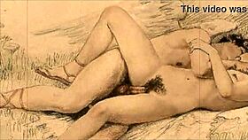 vintage erotic illustration
