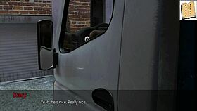 Brunette girlfriend discovers John's secret in homemade 3D anime