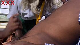 Turn by turn with squirting babe and creampie during school hours 😍