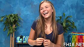 teen masseuse fucked hard in rubber