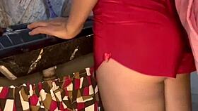 Anal sex in the kitchen