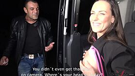 mea melone tests street dude in car