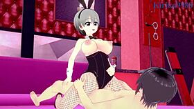 Hana Uzaki And Yanagi Uzaki Bunny Girl Intense Sex!