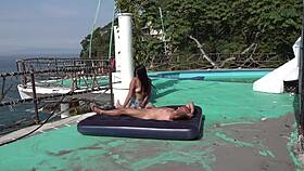 Two Asses, Two Sticks in Bedroom Fun?