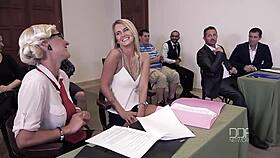 Judge orders hot group sex and dp treatment!