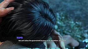 curvy mature splashing water at girls in 3d game