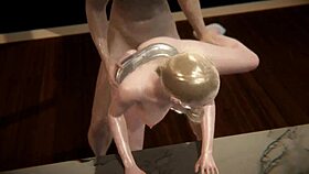 Detroit become human - chloe enjoys a 3d adventure in the game