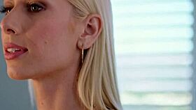 Blacked Hot Blonde Falls for Sister’s Boyfriend and His BBC in Dorm