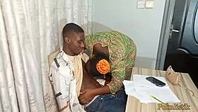 my client's big boobs wife seduces me at work