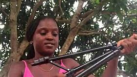 crazybitch unboxes in front of strangers