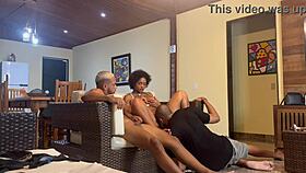 A young couple's amateur gay session with a twist