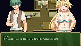 stolen newlywed monica gets bound in this titillating task. anime gangbang fun awaits