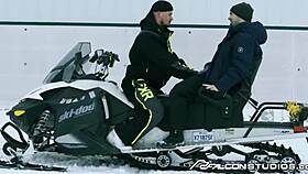 Want to see the hunk threesome with pig roast?