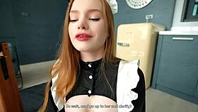 Honey, Watch Our Maid Serve Your Cock While I’m Here