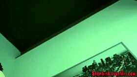 Teen amateur gets creampie in POV