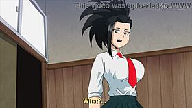 why are 2 teen 18+s gagging on big black cocks in my hero academia hentai?