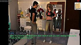 Wife And Stepmother Play Erotic Game