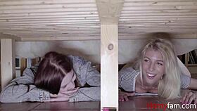 snowballing stepsister secrets with mia evans & missy luv 😏