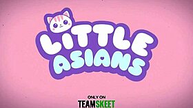 asian chick seduces boyfriend with blowjob