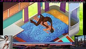 jonnystone meets latina model in 3d