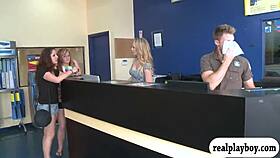 Babes Flash Boobs And Ass For Cash