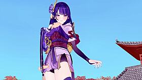 Experience POV sex with Raiden Shogun in Genshin Impact hentai featuring real voice!