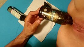 Honey, can you insert that bottle in my ass?